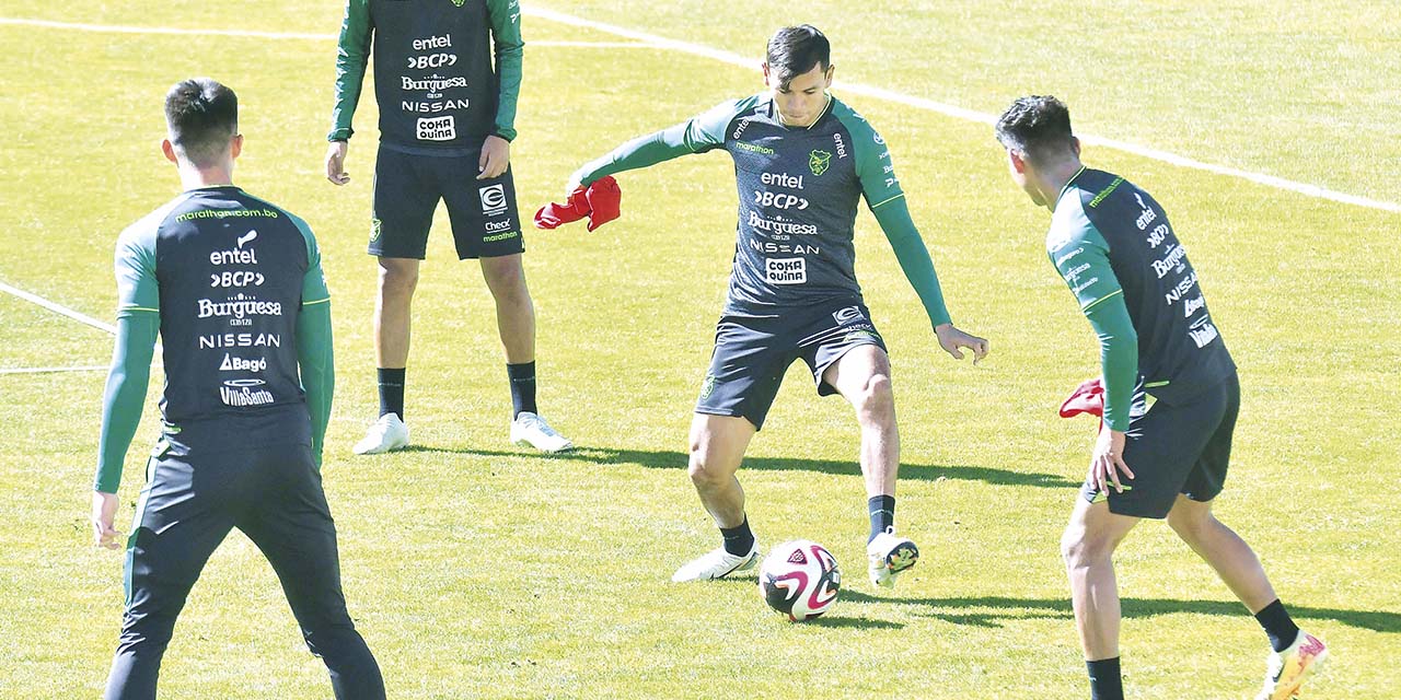 El equipo nacional trabajará en La Paz para sus encuentros ante Colombia y Brasil.