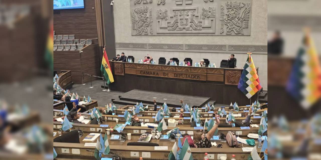 La sesión de la Cámara de Diputados, ayer en la madrugada.
