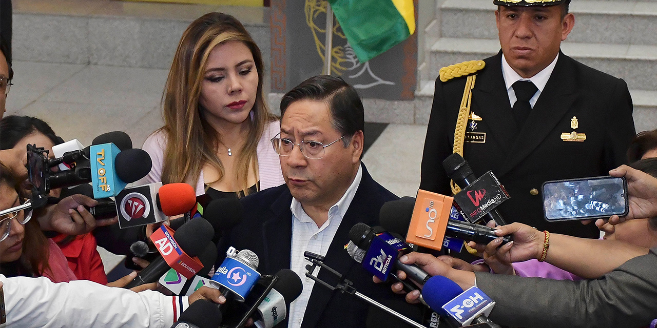 Luis Arce afirma que Tuto ratifica postura del Gobierno al pedir créditos 