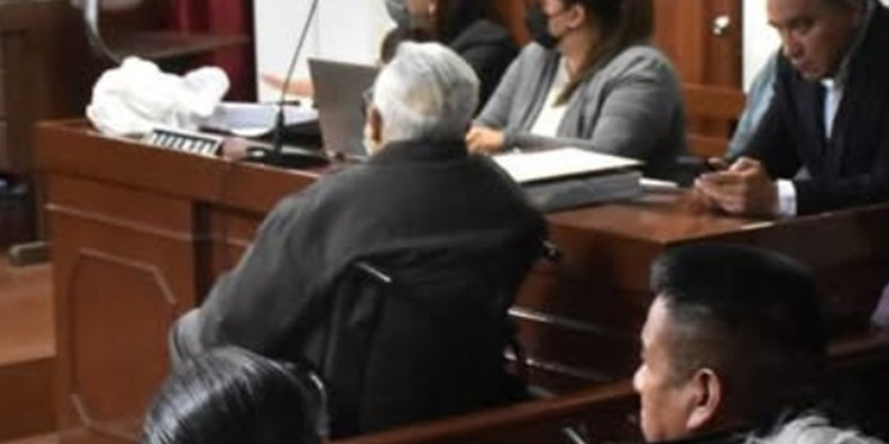 El juicio que se instaló el miércoles en Cochabamba.