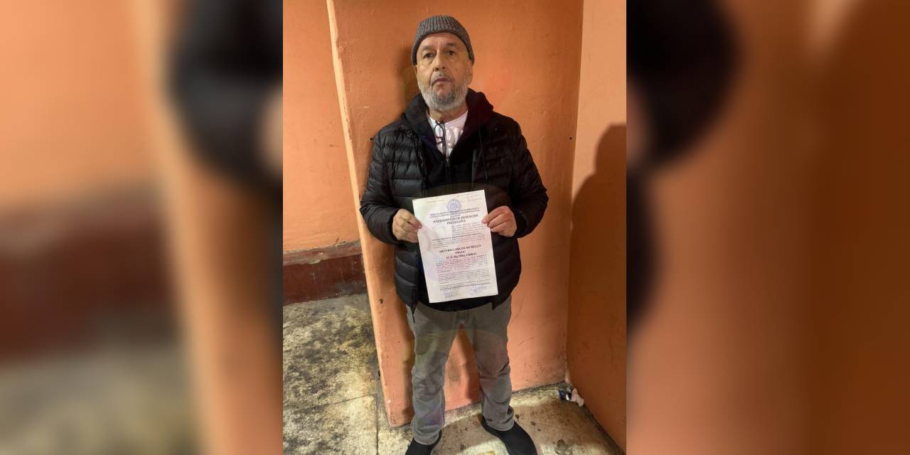 Murillo, en el penal de San Pedro, con su orden de aprehensión.