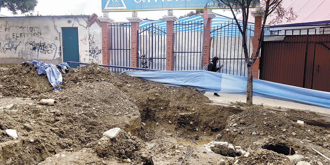 Estado en el que se encuentra la calle Abdón Saavedra en la ciudad de La Paz.