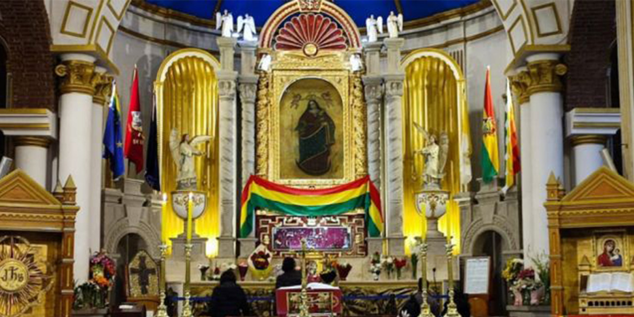 Luis Arce celebra la decisión de elevar a Basílica Menor el Santuario del Socavón