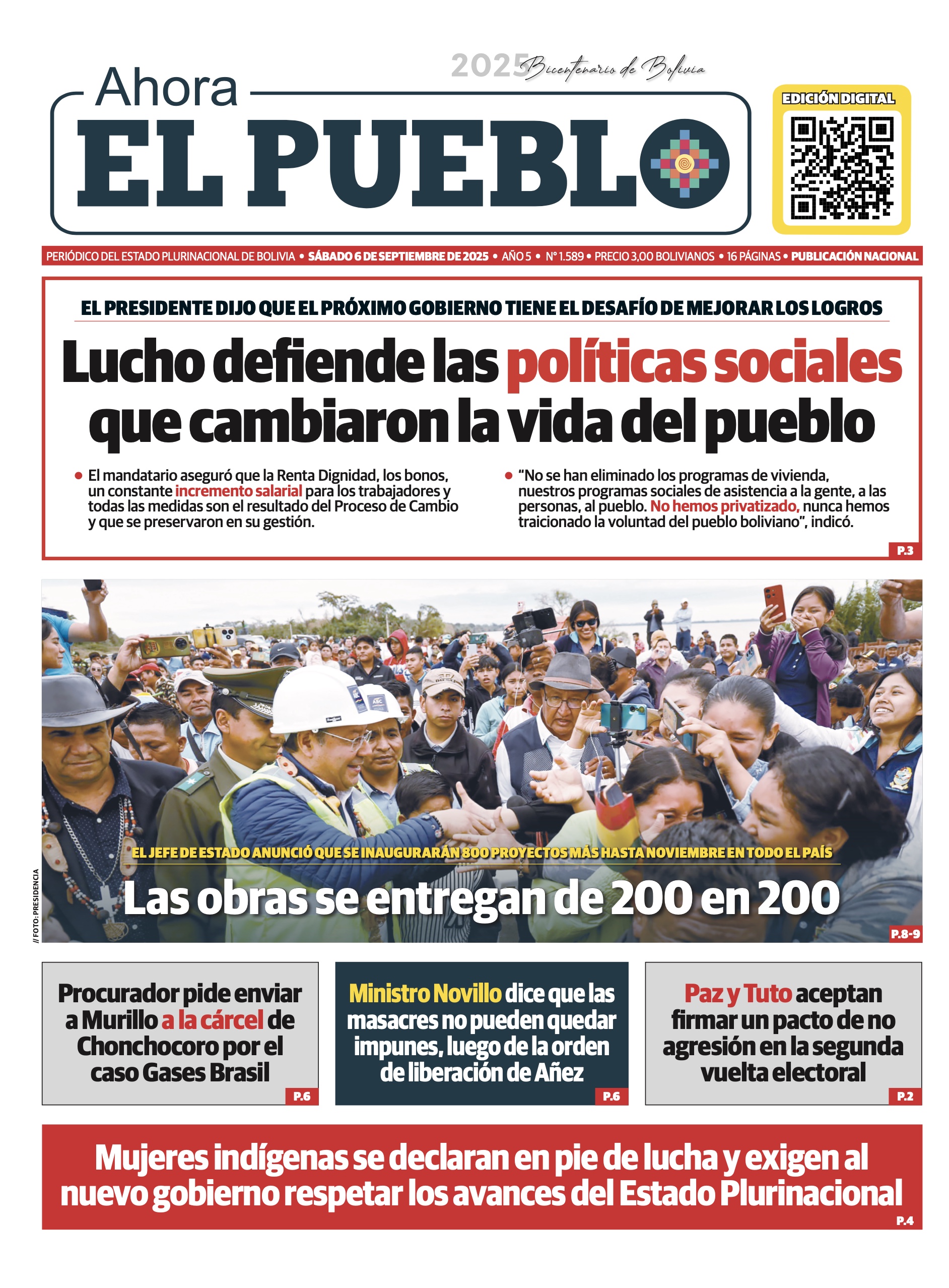 EDICIÓN 1589 - 6 DE SEPTIEMBRE DE 2025 