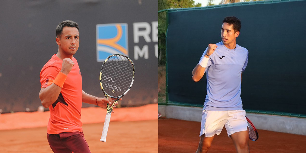 Hugo Dellien (der) partirá como favorito frente a su hermano Murkel (izq)