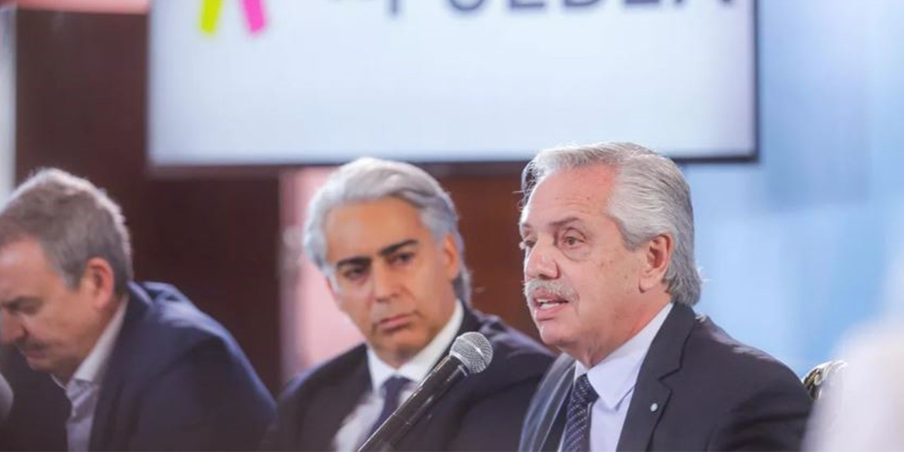 El presidente de Argentina, Alberto Fernández