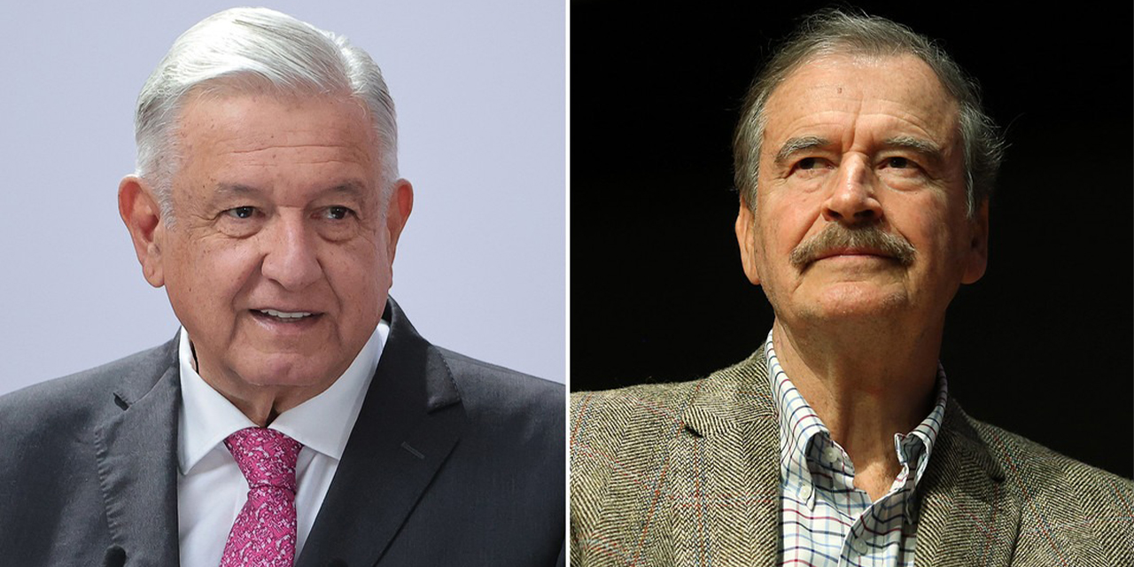 El actual Presidente mexicano y Vicente Fox.