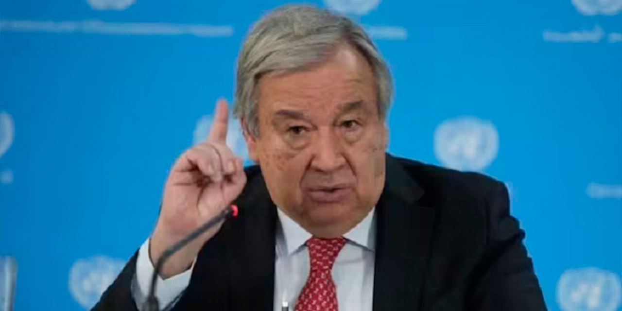 El secretario general de la ONU, António Guterres. Foto: Prensa Latina