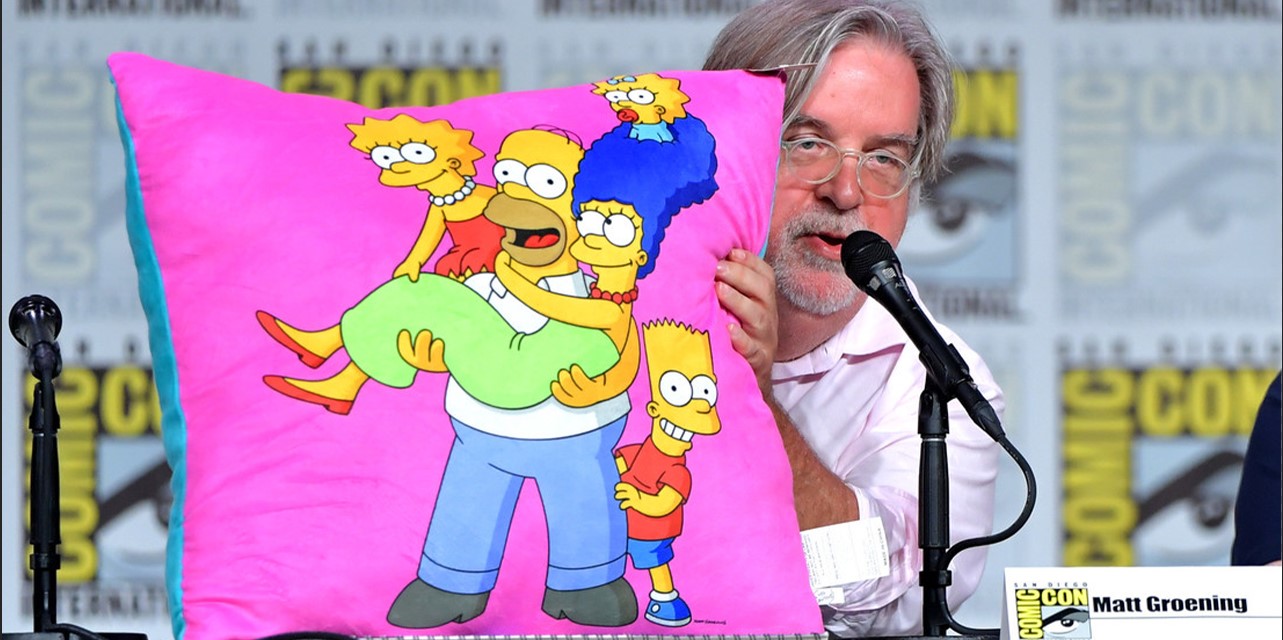 El estadounidense Matt Groening, creador de los 'Los Simpson'. Foto RT