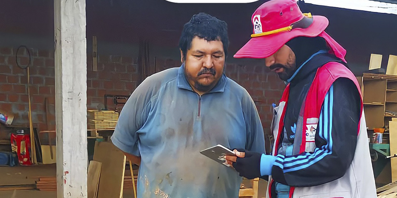 La actualización cartográfica en Tarija llegó al 100%. (Foto: INE)