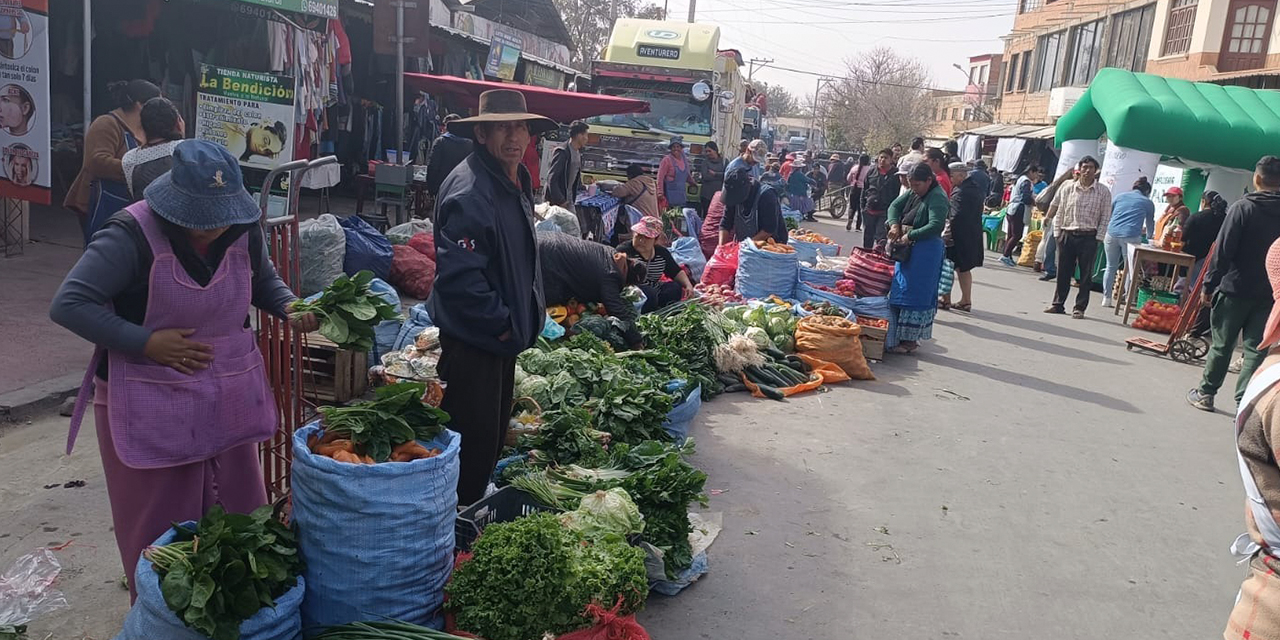 Las ferias llegarán a diversos barrios de la capital tarijeña para frenar la especulación de los precios en los mercados de esa región. Foto: Archivo