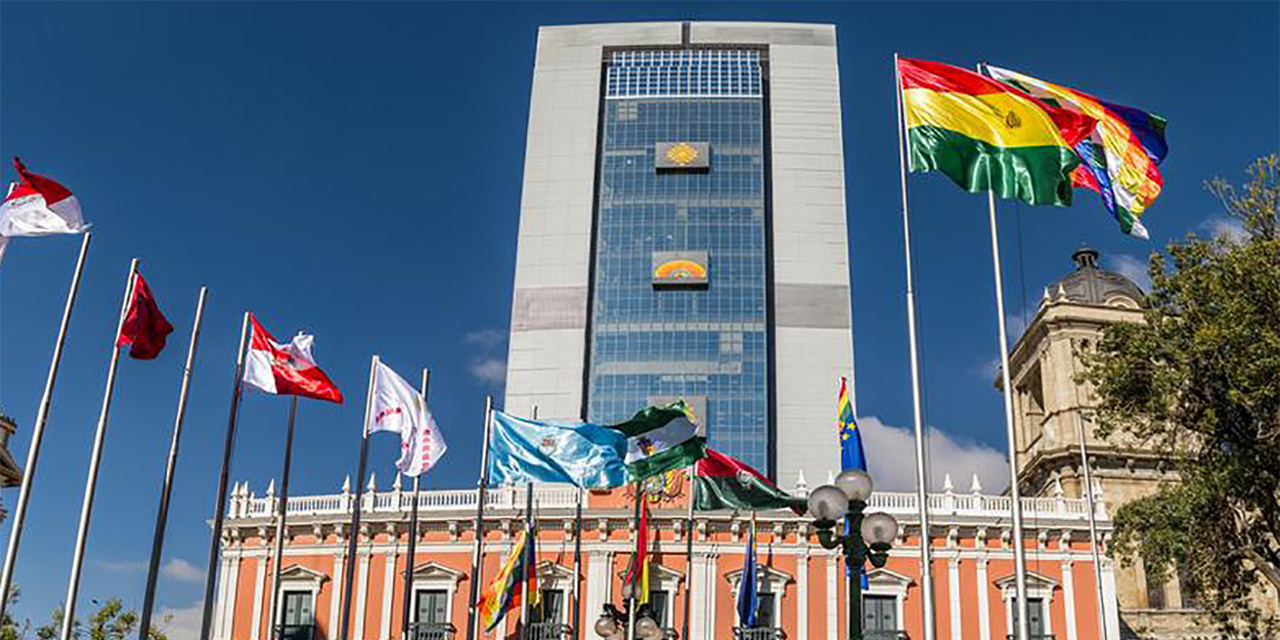 El Palacio de Gobierno, en La Paz. (Foto: Archivo)