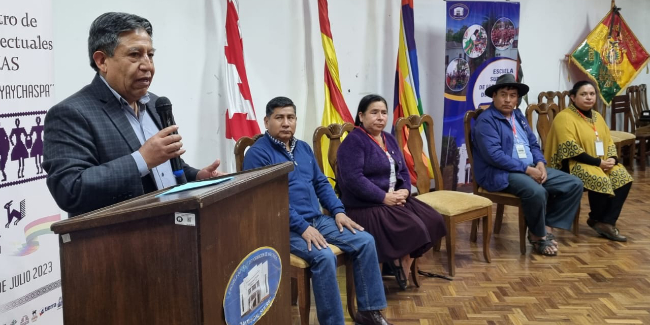 El vicepresidente David Choquehuanca. | Foto: Vicepresidencia