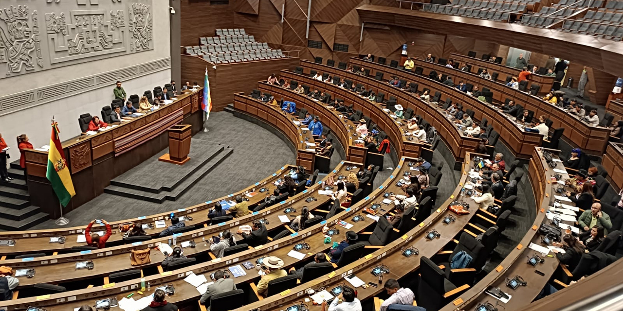 Sesión legislativa. Foto archivo