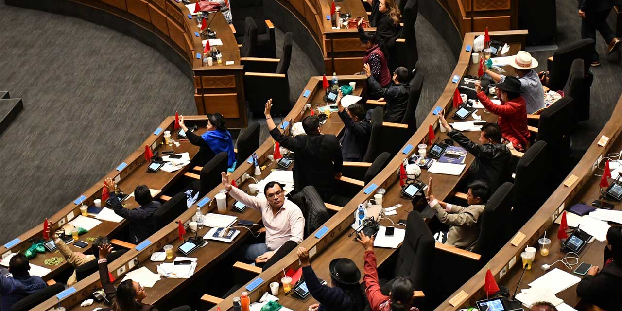 Una de las sesiones en la Cámara de Diputados de la Asamblea Legislativa. Foto: APG