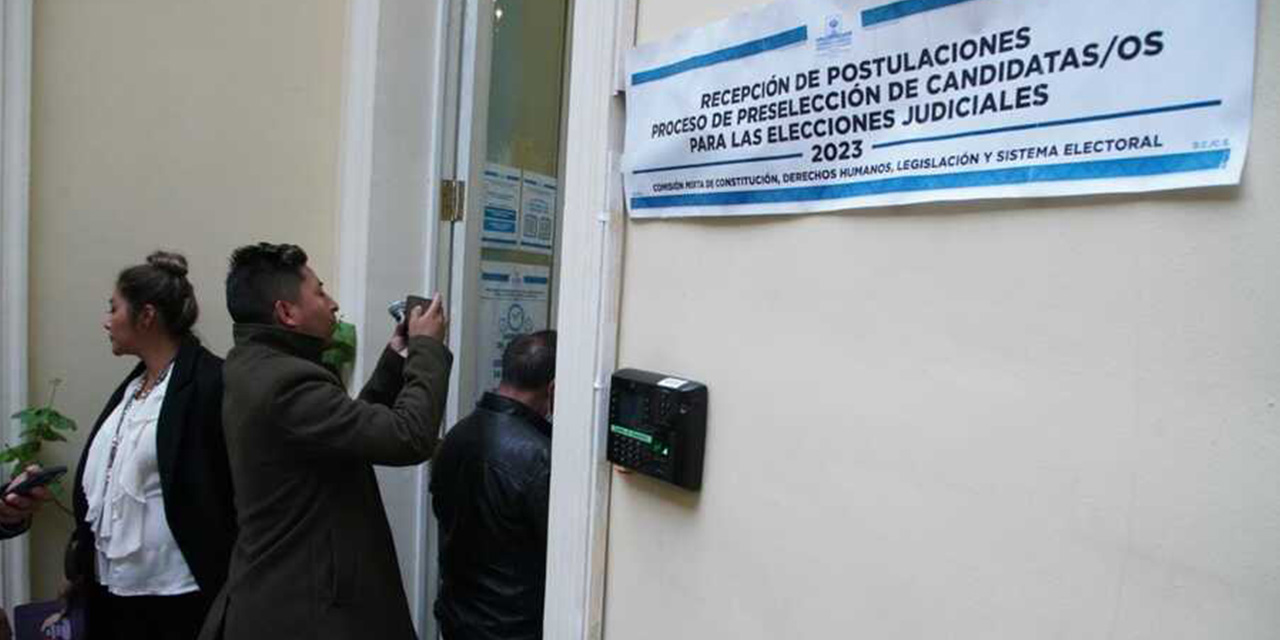 Postulantes para las elecciones judiciales podrán inscribirse desde el martes