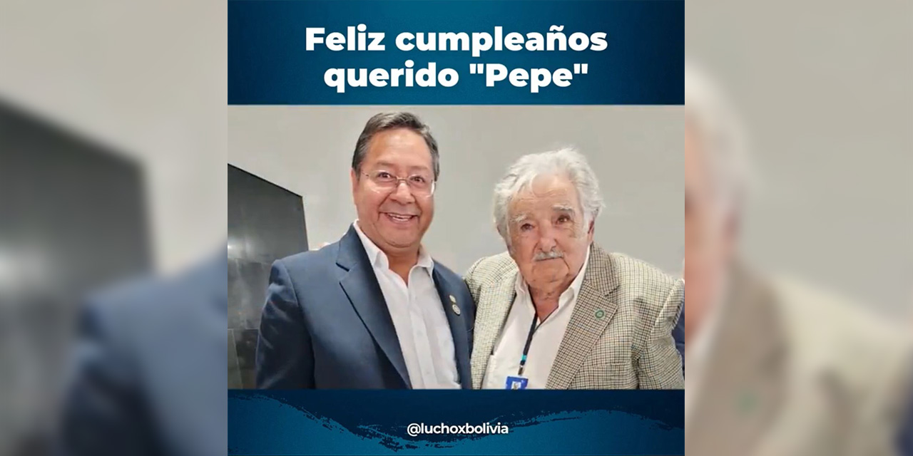 Arce y Mujica en una gráfica de archivo.