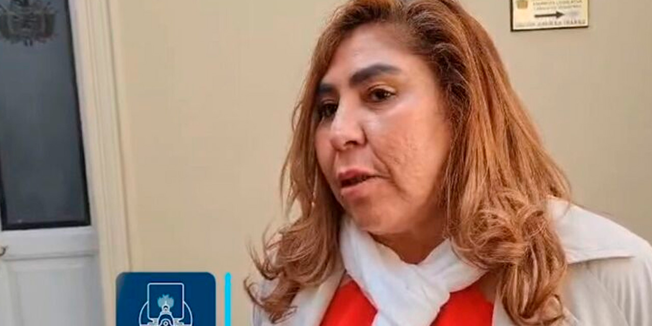 La senadora Patricia Arce. Foto: Captura