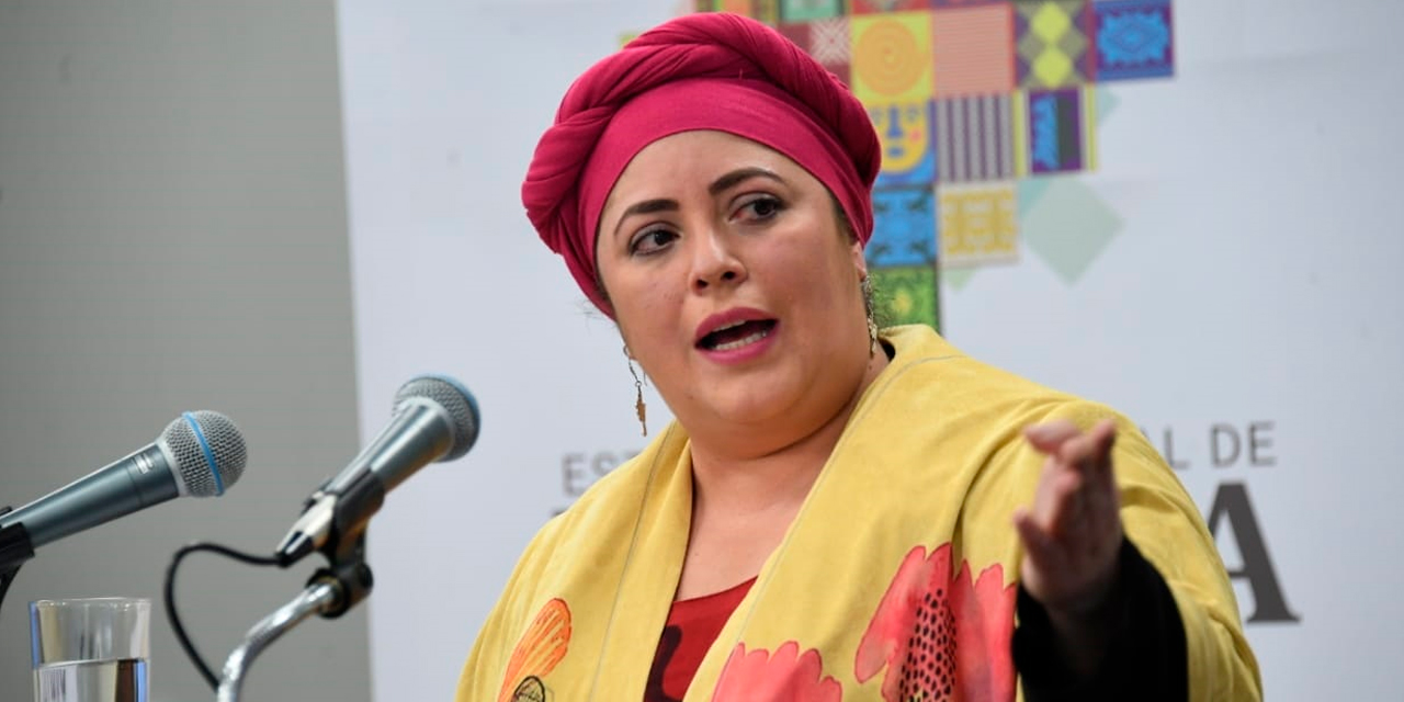 Ministra de la Presidencia, María Nela Prada. Archivo Presidencia