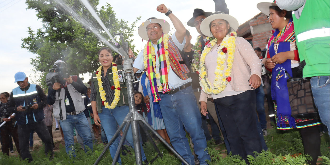Capinota se beneficia con un sistema de agua subterráneo