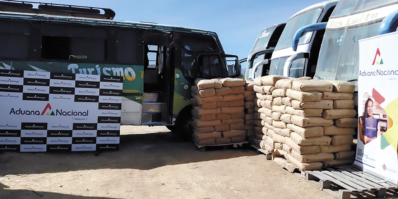 La harina de contrabando decomisada no llegará a los mercados bolivianos. 