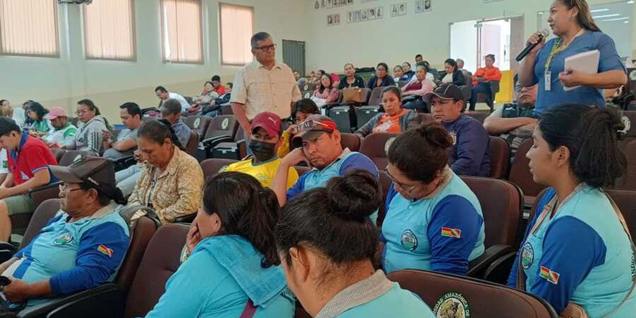 Escuela de Formación Sindical en Pando. Foto: Ministerio de Trabajo