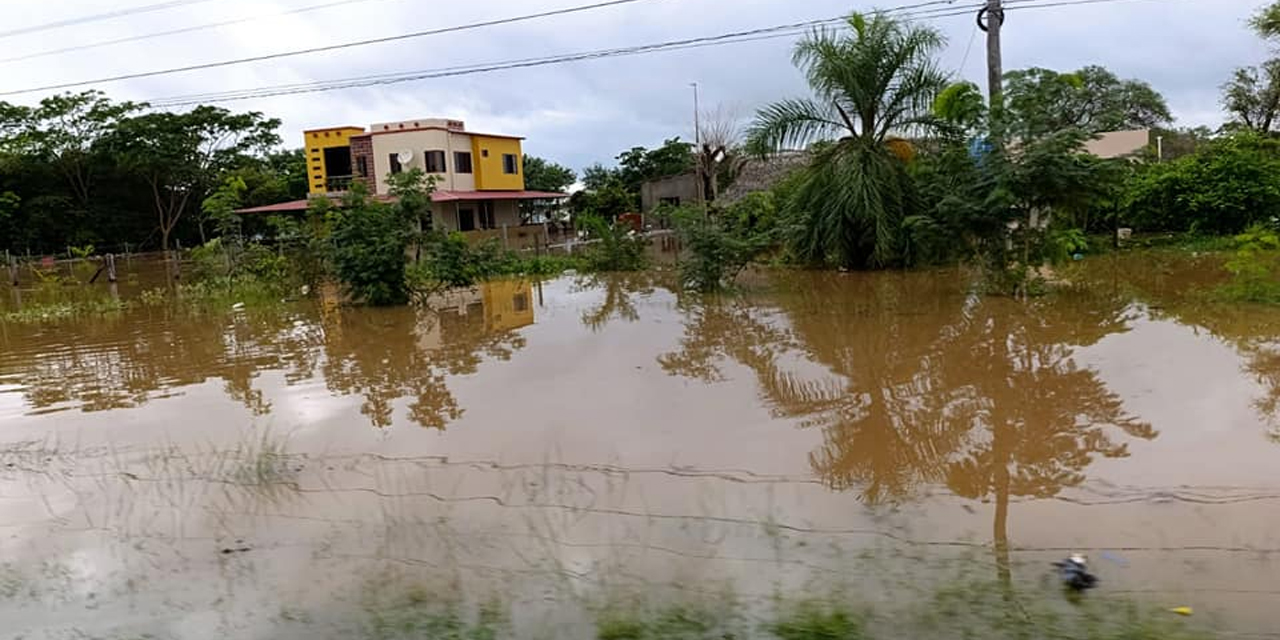  Inundaciones por el desborde de ríos en San Julián, Santa Cruz. Foto RRSS 